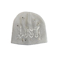Lost Intricacy Gem Stone Beanie - Grey