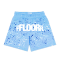 Floor 914 Mesh Basketball Shorts Baby Blue