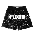 Floor 914 Mesh Basketball Shorts Black/ White