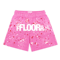 Floor 914 Mesh Basketball Shorts Pink
