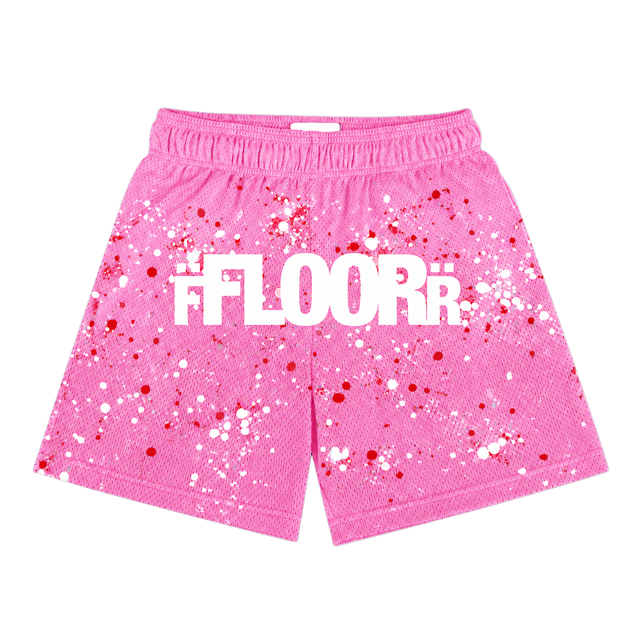 Floor 914 Mesh Basketball Shorts Pink