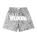 Floor 914 Mesh Basketball Shorts Grey