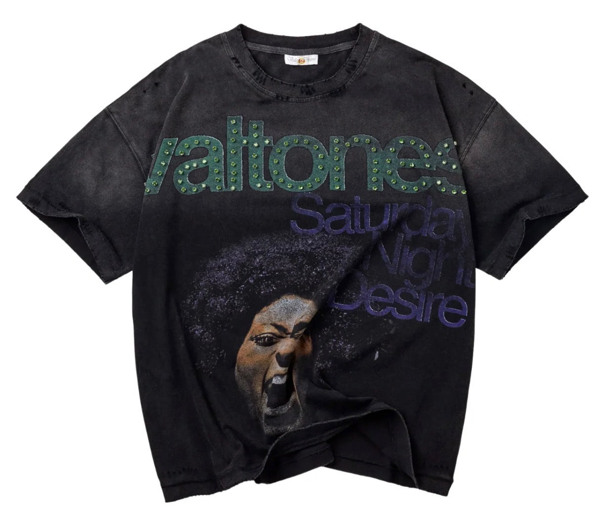 Vale Valley ‘Saturday’ Tee Black